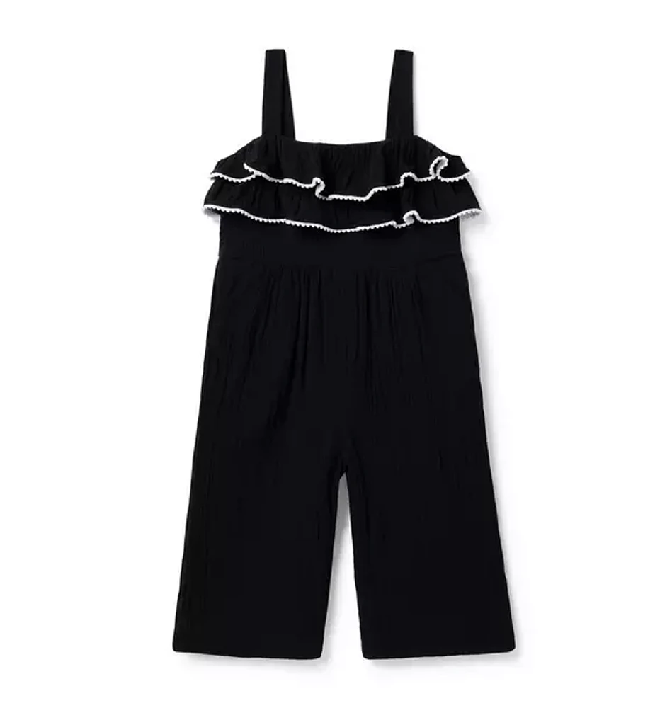 Ruffle Pom Jumpsuit