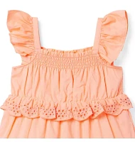 Eyelet Ruffle Dress