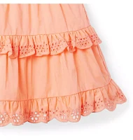 Eyelet Ruffle Dress