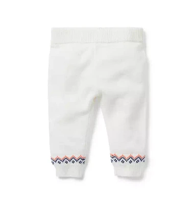 Baby Fair Isle Cuff Sweater Pant