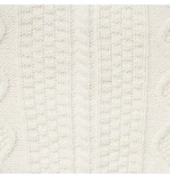 Baby Cable Knit Shawl Collar Cardigan