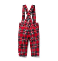 Baby Tartan Suspender Pant