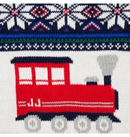 Baby Train Fair Isle Sweater One-Piece