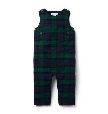 The Tartan Holiday Baby Overall