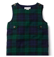 The Tartan Holiday Baby Overall