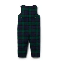 The Tartan Holiday Baby Overall