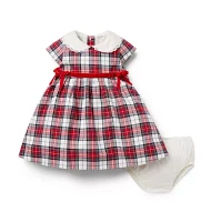 The Holiday Tartan Baby Dress