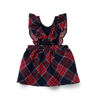 Baby Tartan Ruffle Jumper