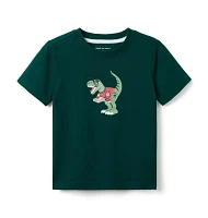 Dinosaur Varsity Graphic Tee