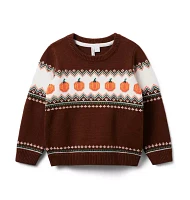 The Pumpkin Fair Isle Sweater