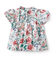 The Olivia Smocked Top