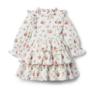 Floral Tiered Ruffle Dress