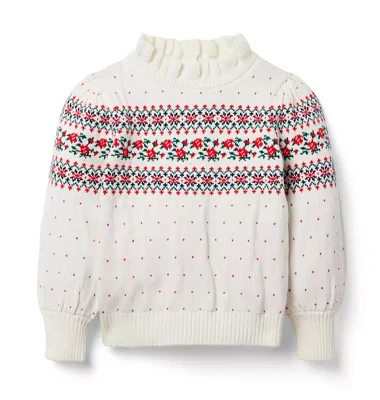 The Rose Fair Isle Sweater