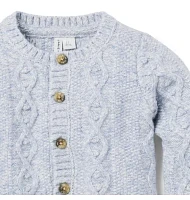 The Cozy Cable Knit Baby Cardigan