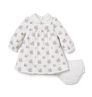 Baby Floral Quilted Dress