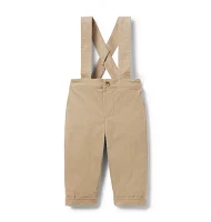 Baby Corduroy Suspender Pant