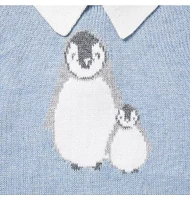 Baby Penguin Collared One Piece