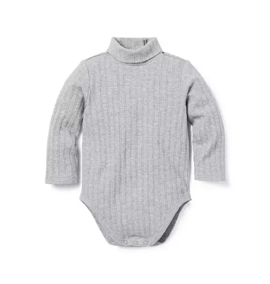 Baby Ribbed Turtleneck Bodysuit