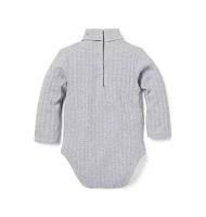 Baby Ribbed Turtleneck Bodysuit