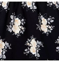 Floral Puff Sleeve Ponte Dress