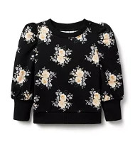 Floral French Terry Sweatshirt