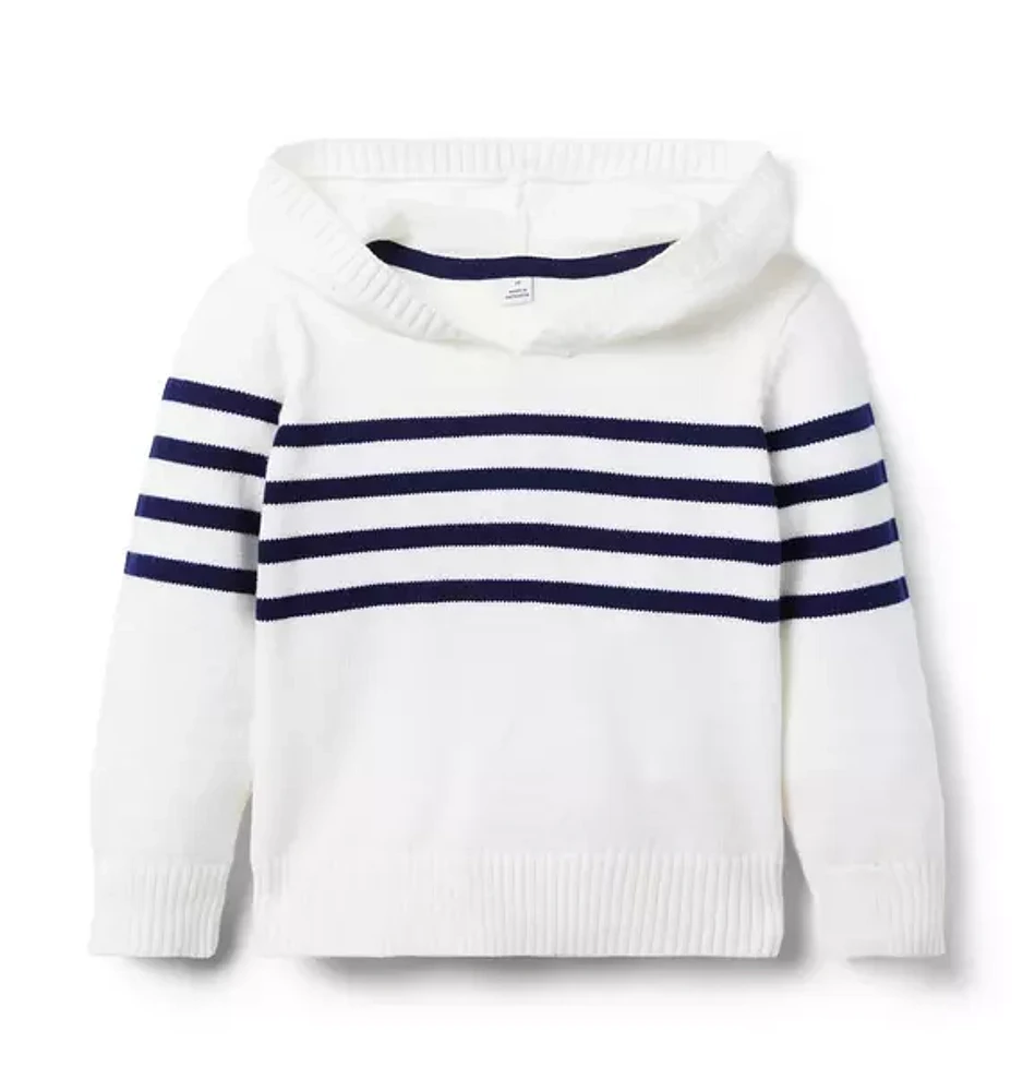 The Stripe Hooded Sweater