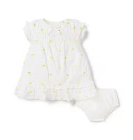 The Sunshine Lemon Baby Dress