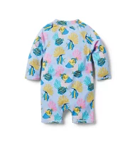 Baby Coral Fish Rash Guard Swimsuit