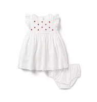 Baby Embroidered Smocked Dress