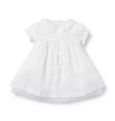 Baby Lace Trim Party Dress