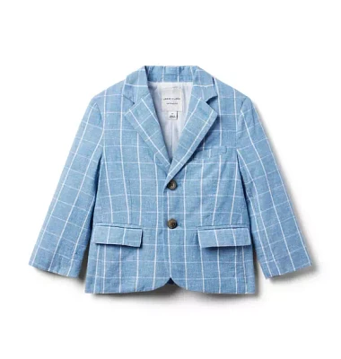 The Tattersall Linen-Cotton Blazer