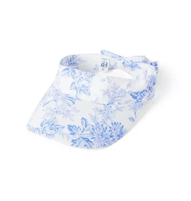 Floral Toile Visor