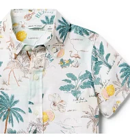 Tropical Island Linen Shirt