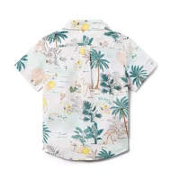 Tropical Island Linen Shirt