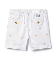 Surf Icon Twill Pull-On Short