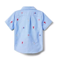 The Embroidered Oxford Shirt