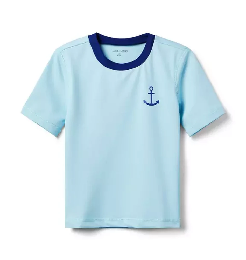 Recycled Anchor Rash Guard