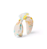 Citrus Floral Bow Headband