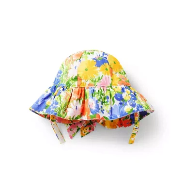 Baby Floral Bow Sun Hat