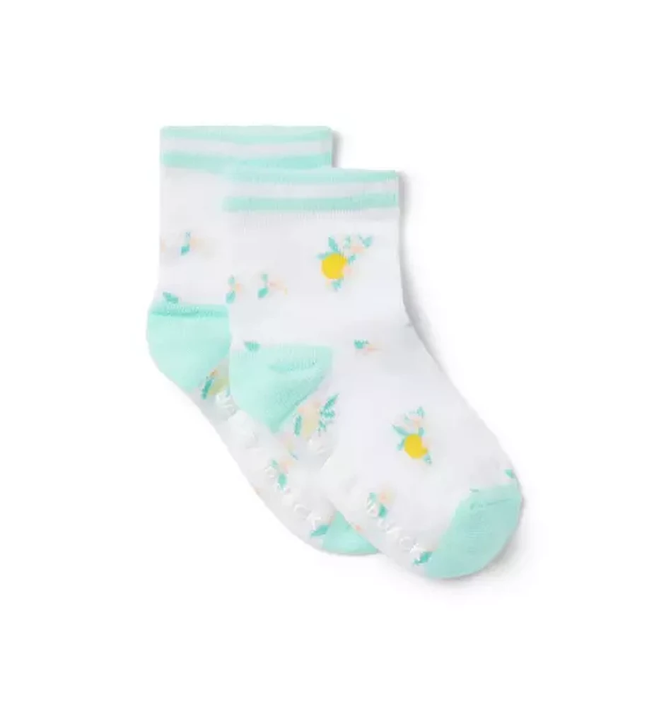 Baby Citrus Floral Sock