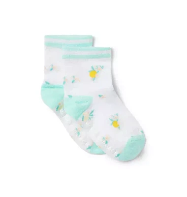 Baby Citrus Floral Sock