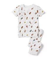 Good Night Short Sleeve Pajama PEANUTS Outer Space