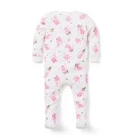 Baby Good Night Footed Pajama Ballet Slipper