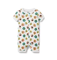 Baby Good Night Short Zip Pajama Disney Mickey Mouse Friends