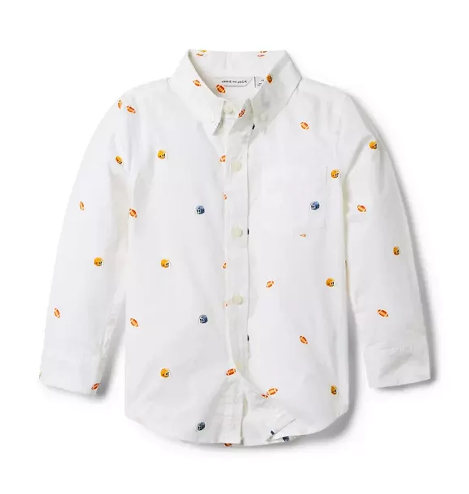 Football Poplin Shirt