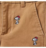 PEANUTS™ Snoopy Santa Embroidered Twill Pant