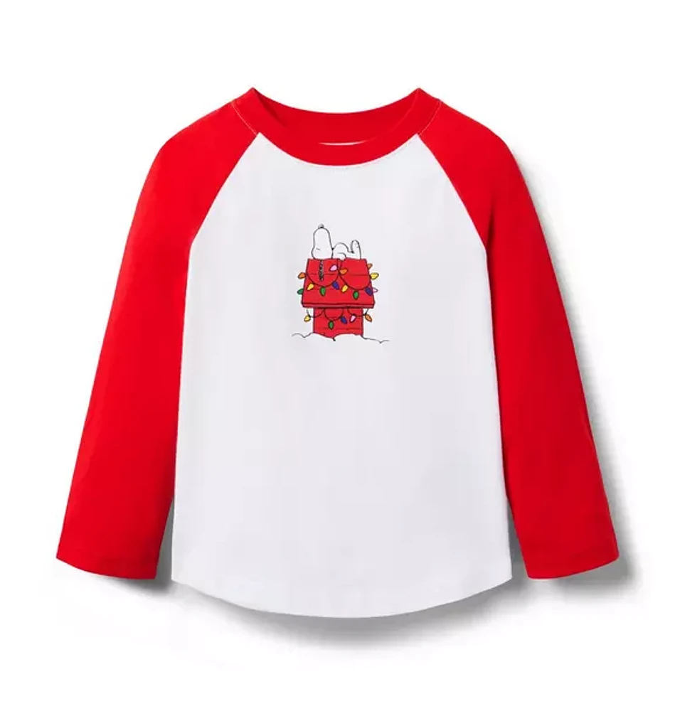 PEANUTS™ Snoopy Holiday Raglan Tee