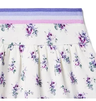 Floral Fleece Skirt