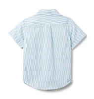 Ikat Linen-Cotton Shirt