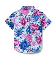 Floral Poplin Shirt